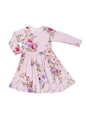 Kendyl Kids Twirly Dress (Dusty Rose)