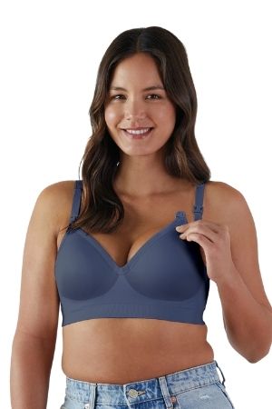 Buy Seraphine Blue Maternity And Nursing Seamless Bamboo Bras 2 Pack from  Next Netherlands