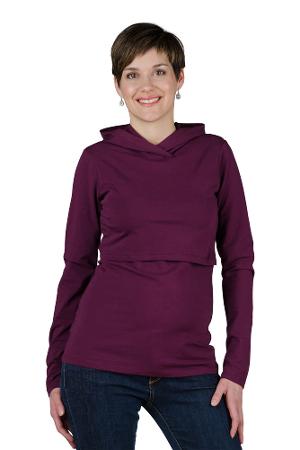 Momzelle Cotton Nursing Hoodie (Dalhia) by Momzelle