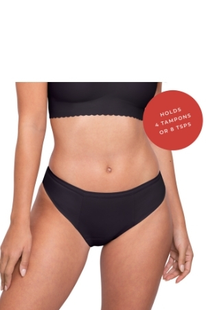 Leak Proof Bikini - Heavy Absorbency (Black) by Proof