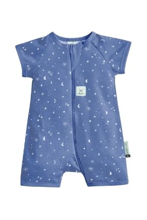 ergoPouch Organic Short Sleeve Cotton Pajamas (0.2 Tog) (Night Sky)