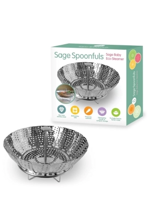 Sage Spoonfuls Baby Eco-Steamer Stainless Steel Basket () by Sage Spoonfuls