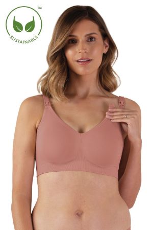 Rumina Relaxed Nursing Bra with a Built-in Hands-Free Pumping Bra - Nude,  XS : : Clothing, Shoes & Accessories