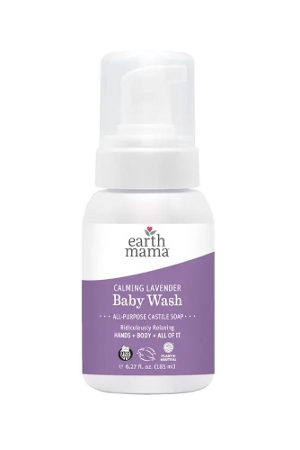Earth Mama Calming Lavender Castile Baby Wash (Calming Lavender) by Earth Mama Organics