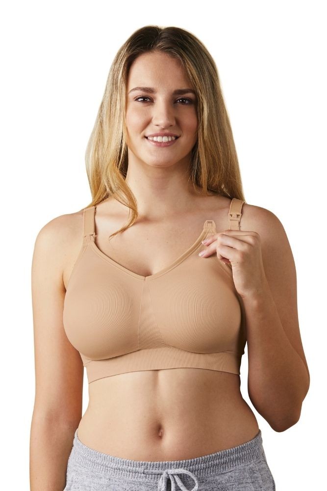 Bravado! Designs Women's Body Silk Seamless Full Cup Nursing Bra - Silver  Belle XL
