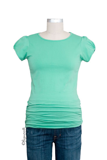 Perfect Maternity Rouching Top (Apple)