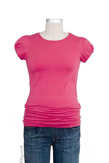 Perfect Maternity Rouching Top (Watermelon)