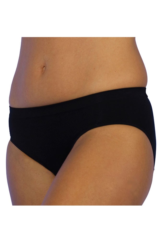 C-Panty Classic Waist C-Section Recovery Underwear in Black by
