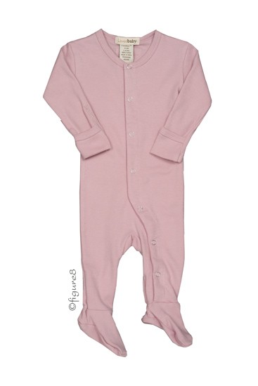 L'ovedbaby Gl'oved-Sleeve Baby Girl Overall (Think Pink)