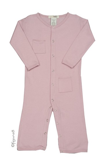 L'ovedbaby Long-Sleeve Baby Girl Overall (Think Pink)