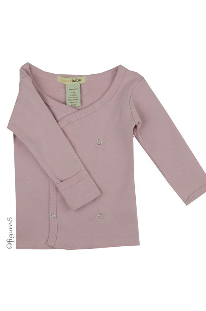 L'ovedbaby Wrap Baby Girl Shirt (Think Pink)