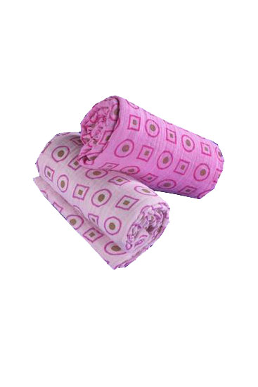 Organic Muslin Swaddling Blankets-2 pack (Modern Girl)