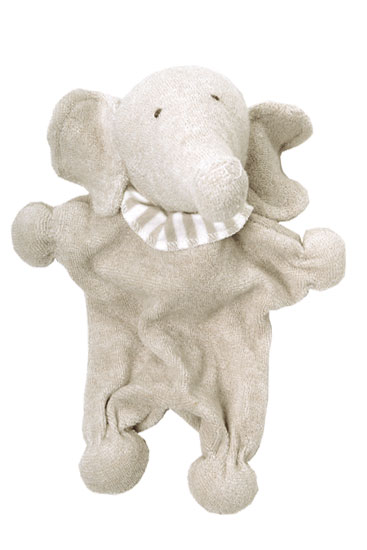 Under the Nile Organic Elephant Baby Toy (Natural)