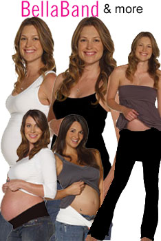 Ingrid & Isabel 5pc Maternity Essentials Kit (Black & White)