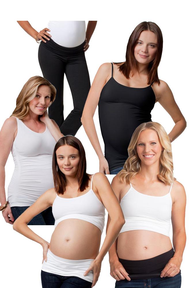 Ingrid & Isabel 5pc Maternity Essentials Kit (Black and White)