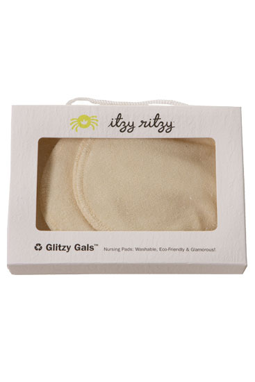 Itzy Ritzy Washable Nursing Pads (Cream)