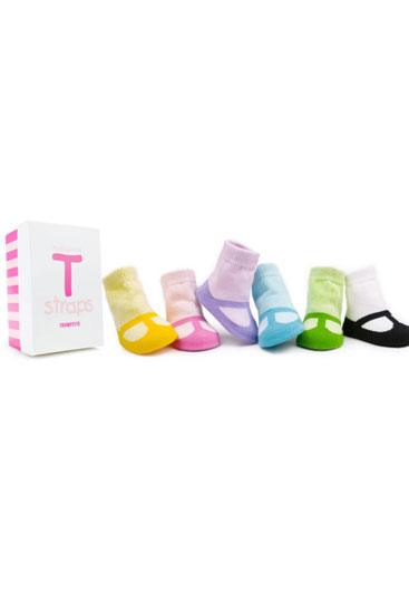 Trumpette T-Straps Baby Socks -6 pairs (Assorted)