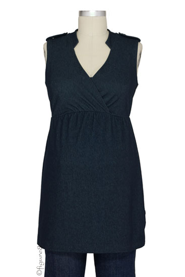 D&A Denim-Look Nursing Tunic (Ink)