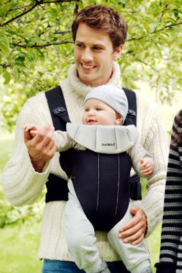 BabyBjorn Baby Carrier Active (Black/Silver)