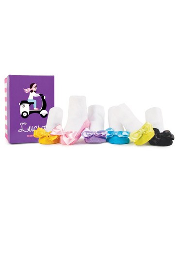 Trumpette Lucia Baby Socks- 6 pairs (Multi-Color)