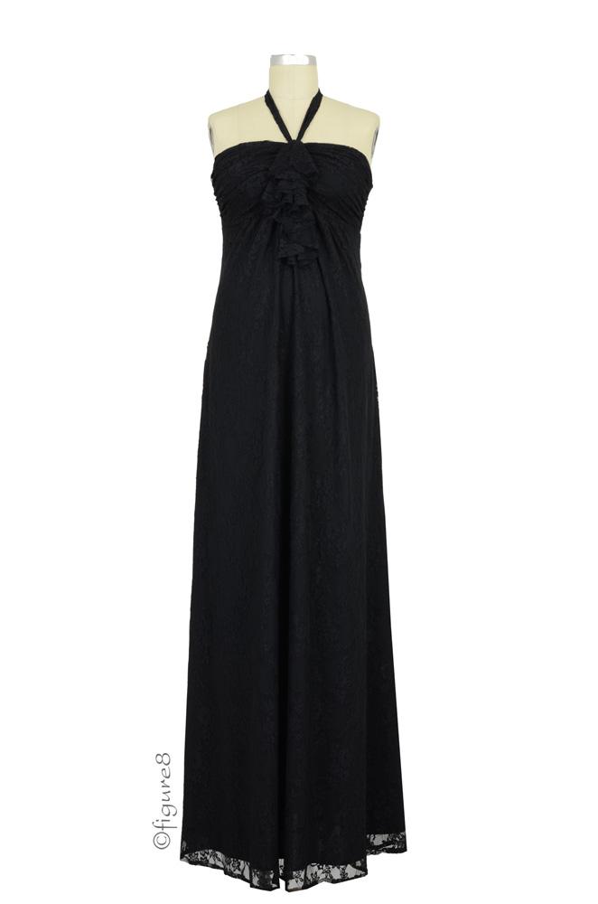 Ginnifer Lace Maternity Gown (Black)