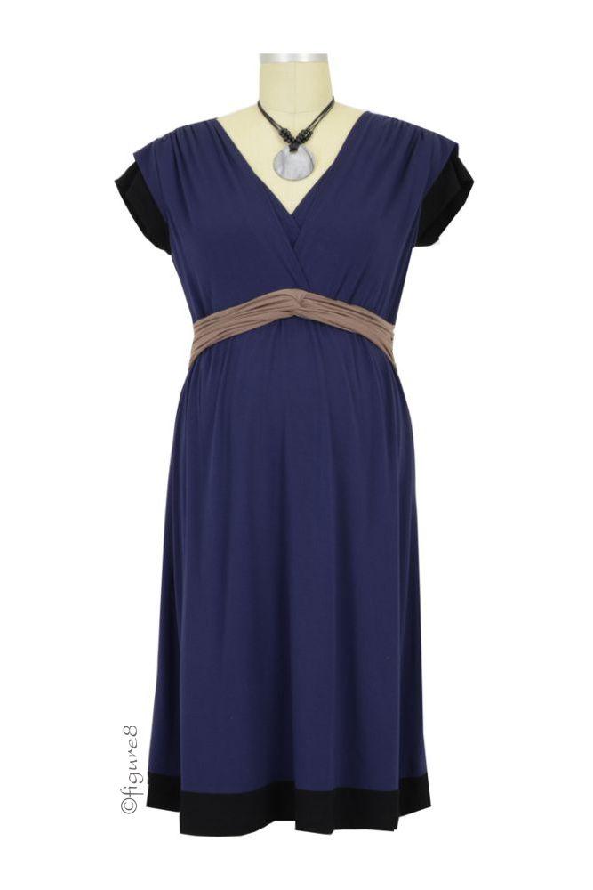 JW D&A Color Block Nursing Dress (Navy)