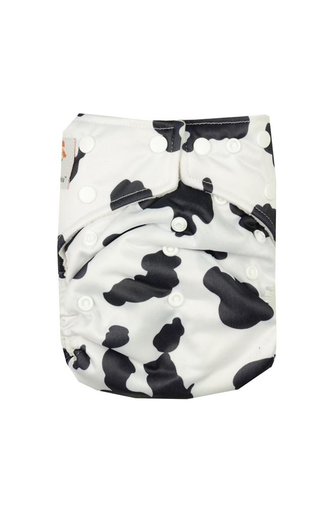 Kawaii Goodnight Heavy Wetter Cloth Diapers (Holstein Cow)