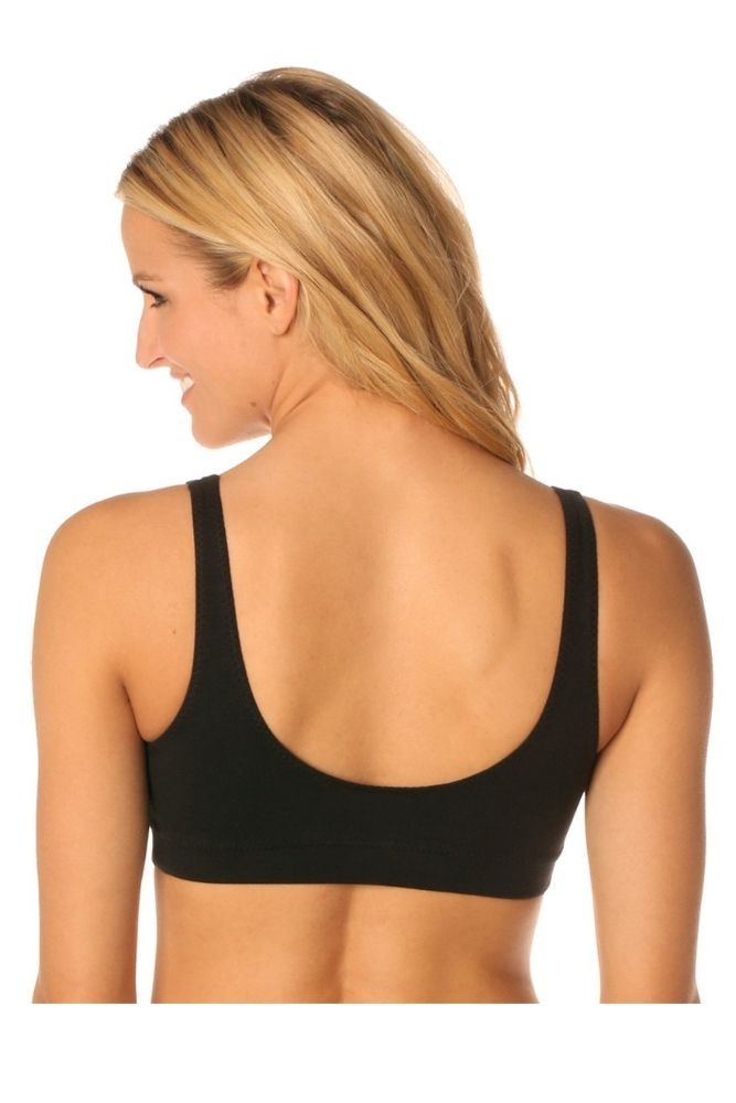 Majamas Organic Padded Daily Bra in Black