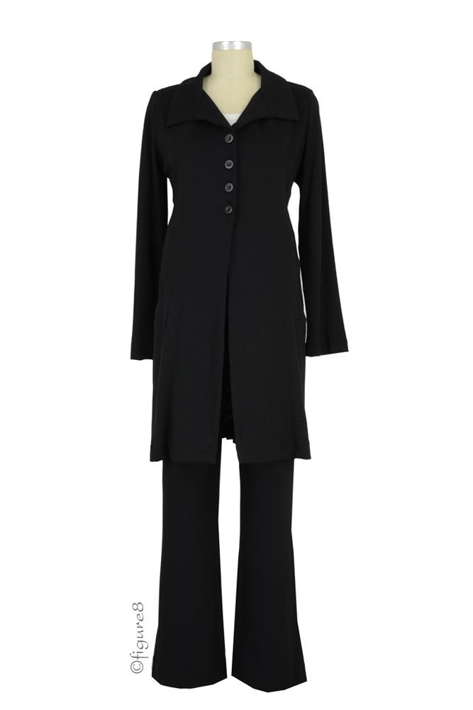 Victoria Ponte 3-pc. Maternity Suit Set (Black)