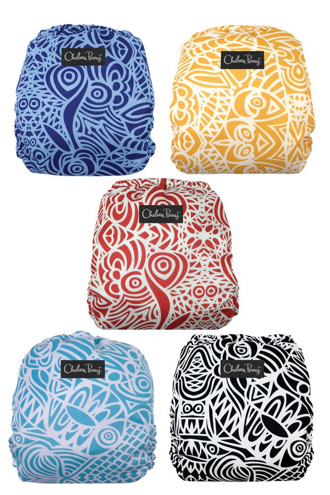 bumGenius 4.0 One-Size Artist Series 5-Pack (Mult-Pack)
