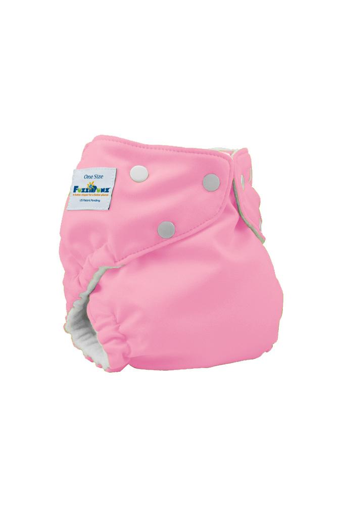 FuzziBunz Elite One-Size Cloth Diapers (Cotton Candy)