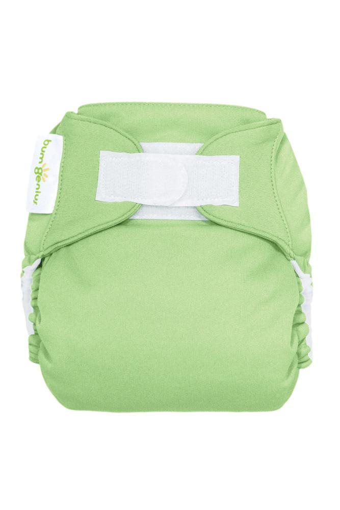 bumGenius Freetime Hook/Loop All-in-1 One-Size Cloth Diaper (Grasshopper)