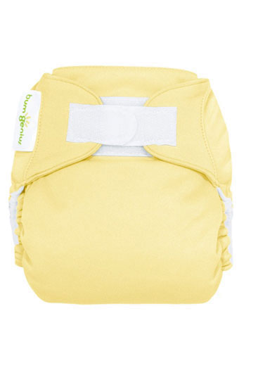 bumGenius Freetime Hook/Loop All-in-1 One-Size Cloth Diaper (Butternut)