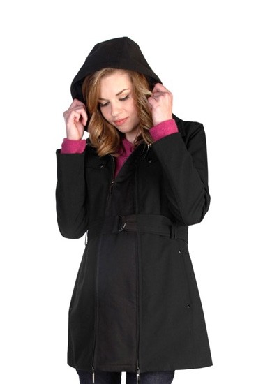 Japanese Weekend 3-Way Convertible Mamacoat in Black