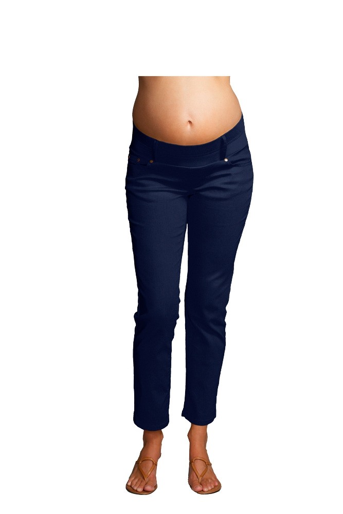Skinny Ankle Maternity Jeans (Navy)