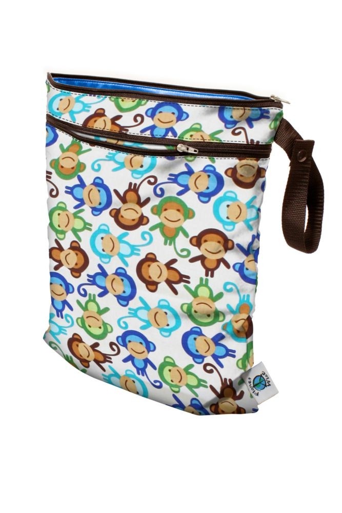 Planet Wise Wet/Dry Bag (Monkey Fun)