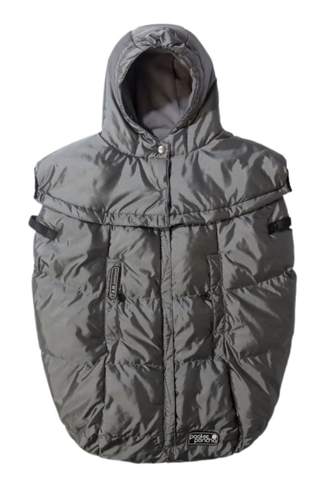 7 A.M. Enfant Pookie Poncho Classic (Metallic Grey)