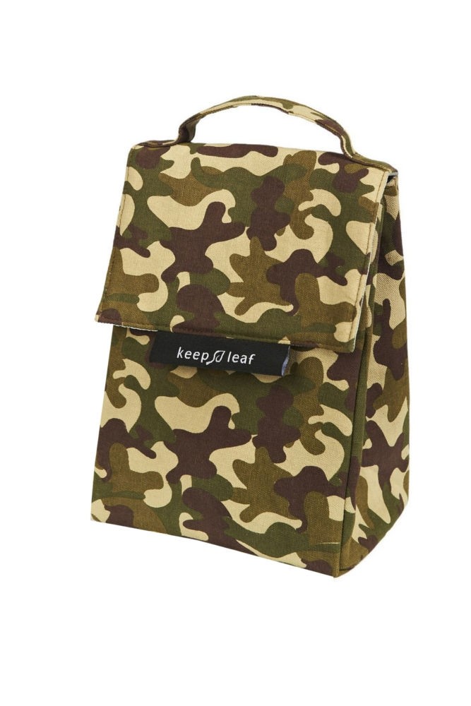 Keep Leaf Insulated Organic Lunch Tote (Camo)