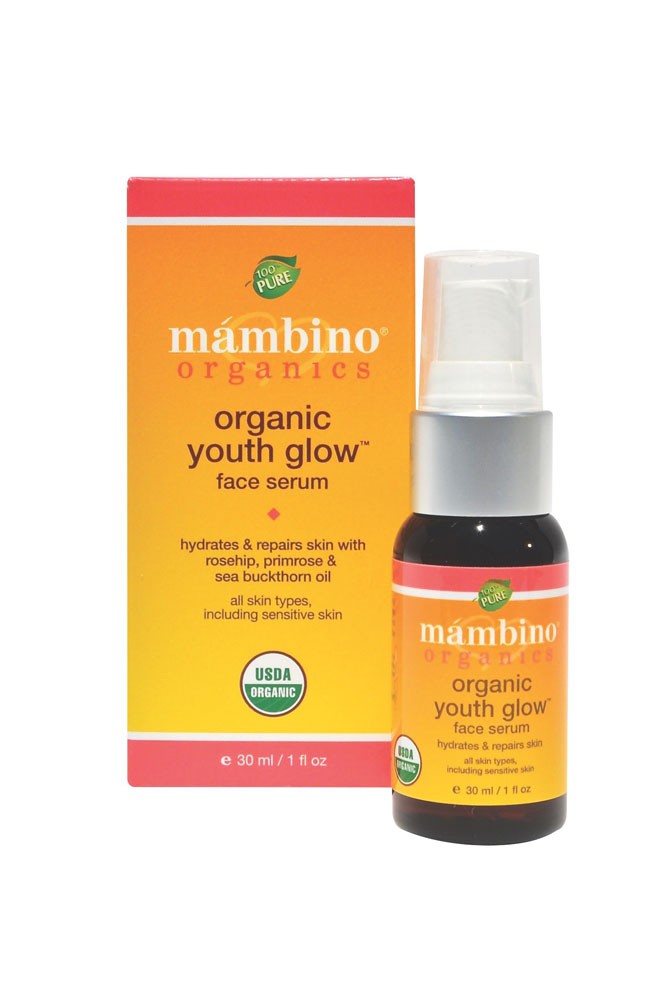 Mambino Organics Youth Glow Omega Face Serum USDA Certified Organic