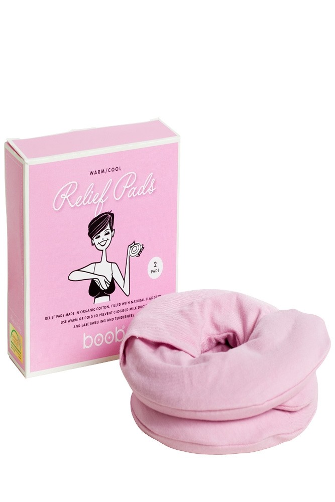 Boob Design Warm/Cool Relief Breast Pads (Pink)