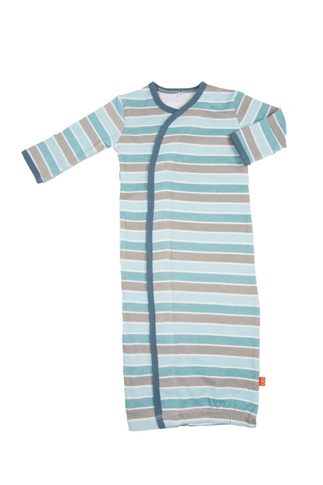 Magnificent Baby Boy Gown (Stripes)