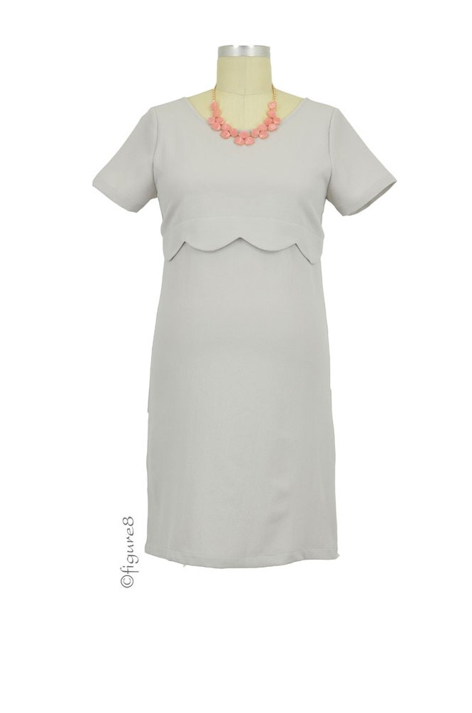Blossom Nursing Dress (Grey)