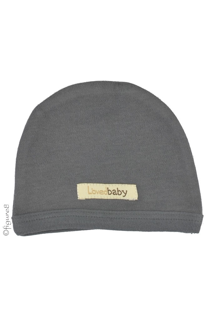 L'ovedbaby Organic Cotton Cute Baby Cap (Grey)