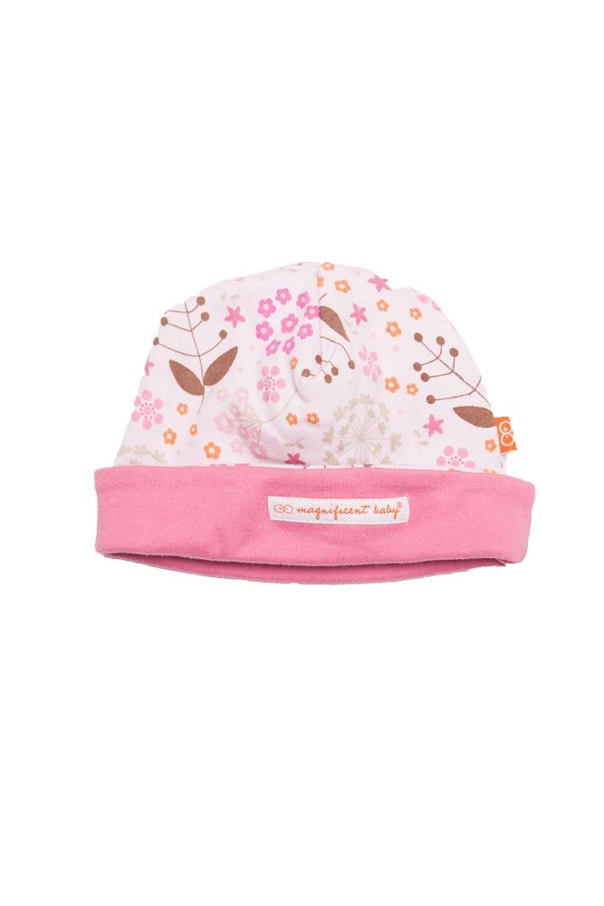 Magnificent Baby Reversible Baby Girl Cap (Mod Floral)