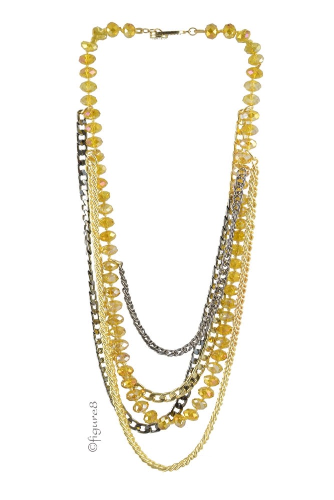 Brooklyn Layering Necklace (Yellow)
