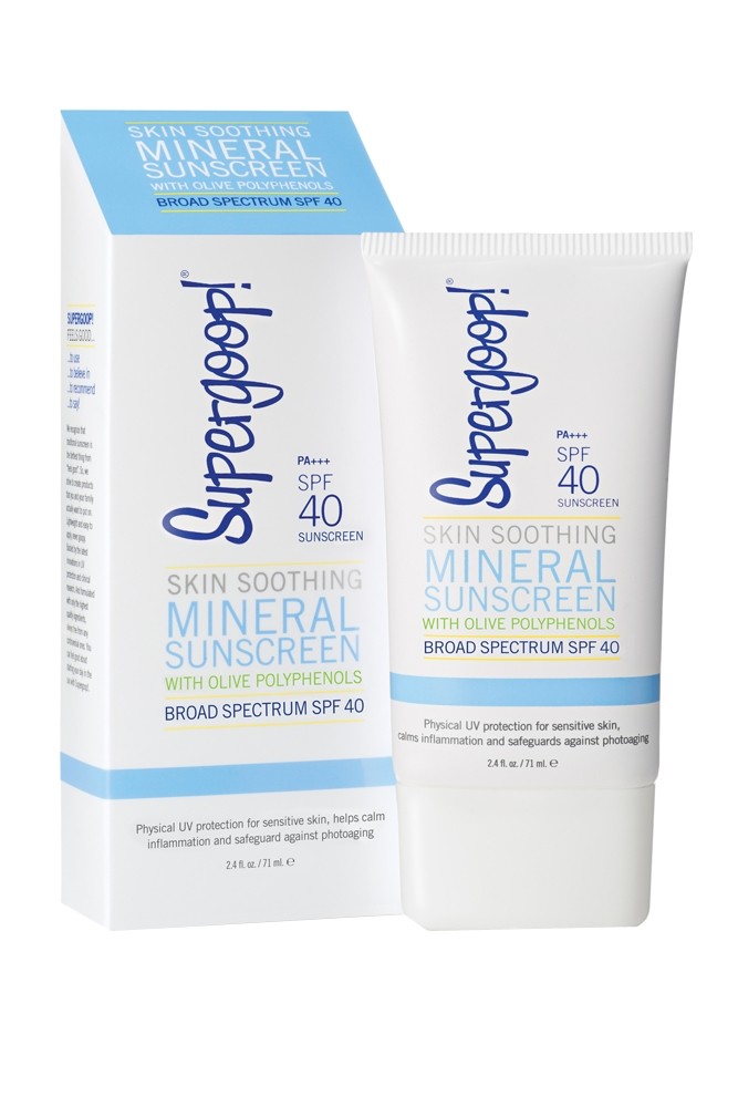 Supergoop! SPF 40 Skin Soothing Mineral Sunscreen with Olive Polyphenols