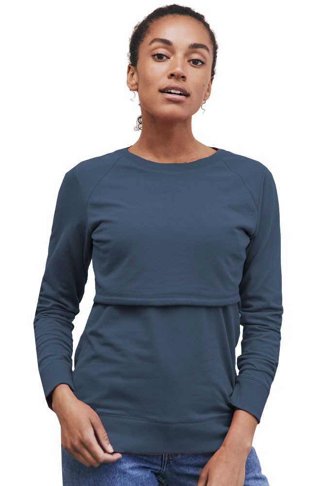 Boob Design B. Warmer Organic Nursing Sweatshirt (Saragasso)