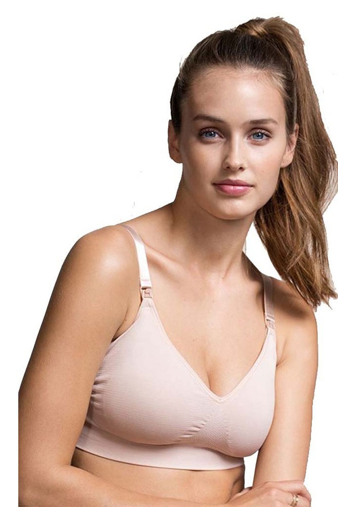 Boob Design Fast Food Padded T-Shirt Nursing Bra (Nude)
