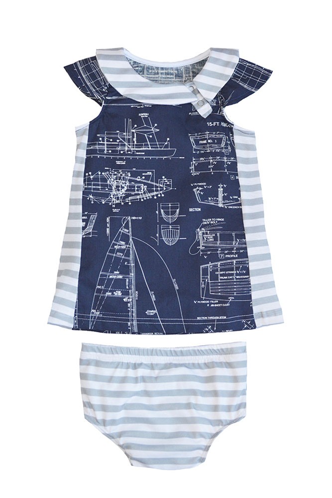 The Jane Baby Dress by Shirley & Victor (Ahoy)