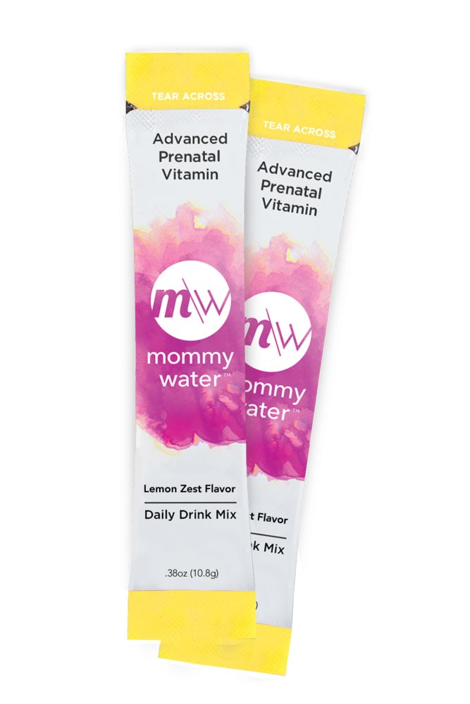 Mommy Water™ Prenatal Vitamin Daily Drink Stick Packs (Lemon Zest)